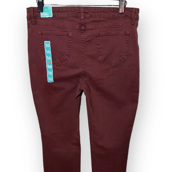 Copper Key Women's Terracotta High-Rise Denim Super Stretch Skinny Jean Size 16 - Picture 8 of 12